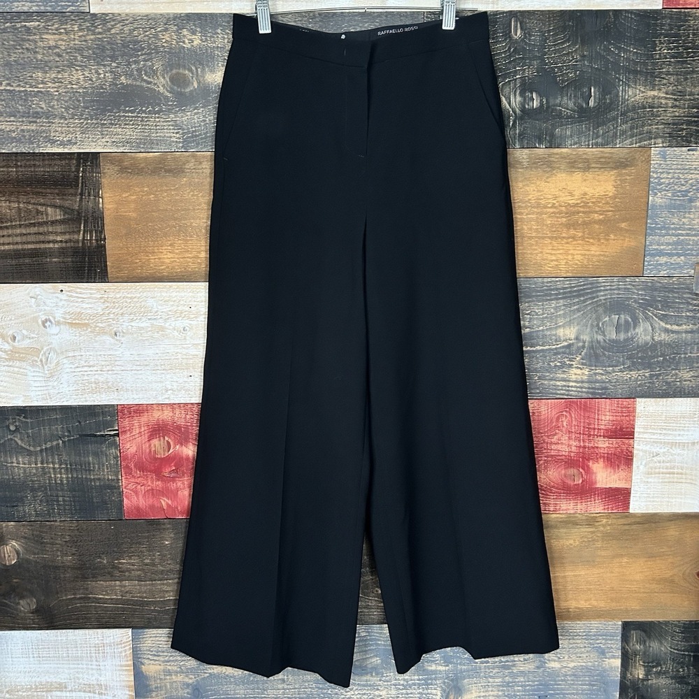 Raffaello Rossi wide Leg Monja 7/8 Pants 29 Black Straight